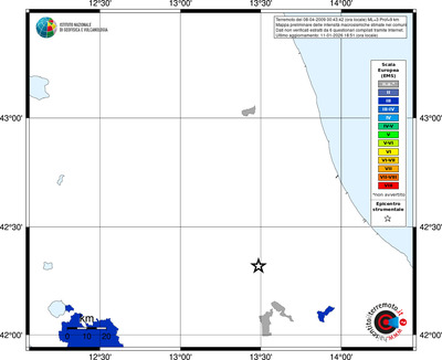 Mappa EMS - territori comuni