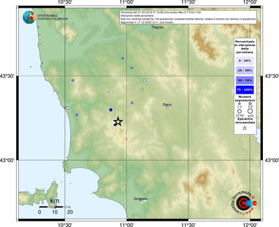 Mappa comuni con almeno 3 questionari