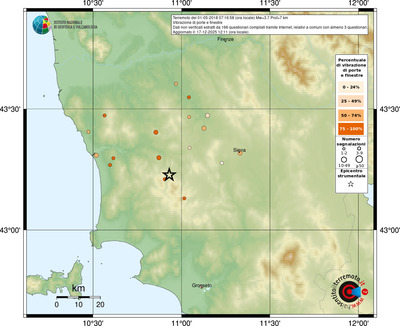 Mappa comuni con almeno 3 questionari