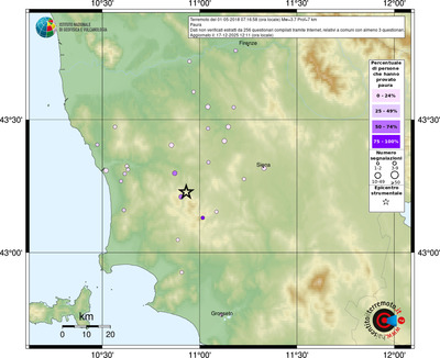 Mappa comuni con almeno 3 questionari