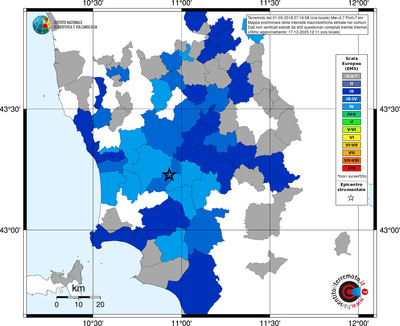 Mappa EMS - territori comuni