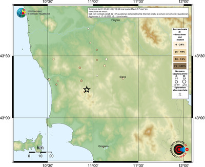 Mappa comuni con almeno 3 questionari