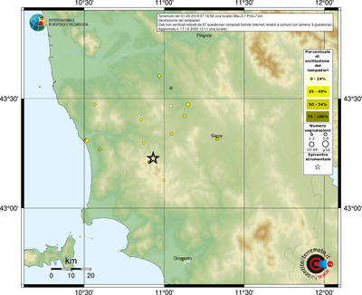 Mappa comuni con almeno 3 questionari