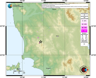 Mappa comuni con almeno 3 questionari