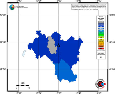 Mappa EMS - territori comuni