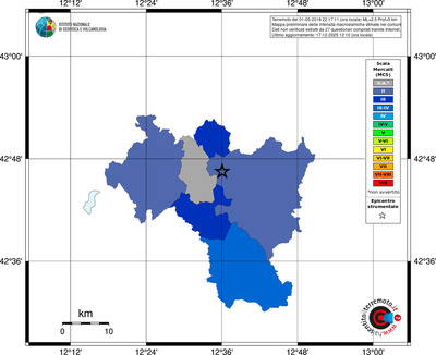 Mappa MCS - territori comuni