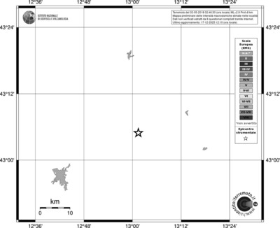 Mappa EMS - territori località