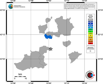 Mappa MCS - territori comuni