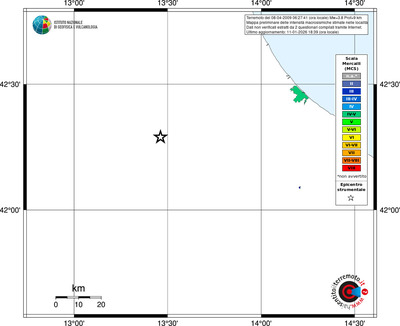 Mappa MCS - territori località