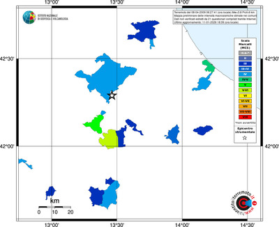 Mappa MCS - territori comuni