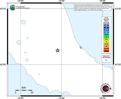 Mappa MCS - territori località