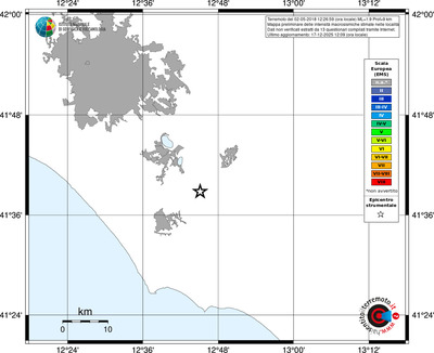 Mappa EMS - territori località