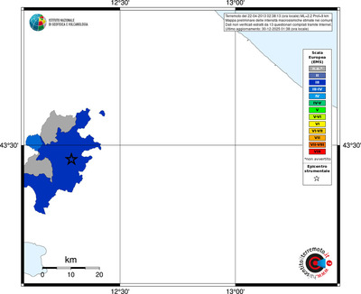 Mappa EMS - territori comuni