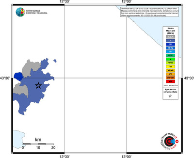 Mappa MCS - territori comuni