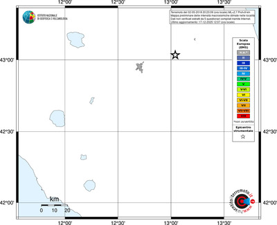 Mappa EMS - territori località