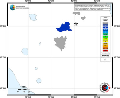 Mappa EMS - territori comuni