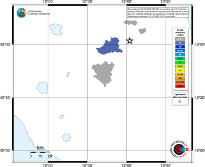 Mappa MCS - territori comuni