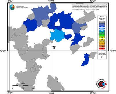 Mappa MCS - territori comuni