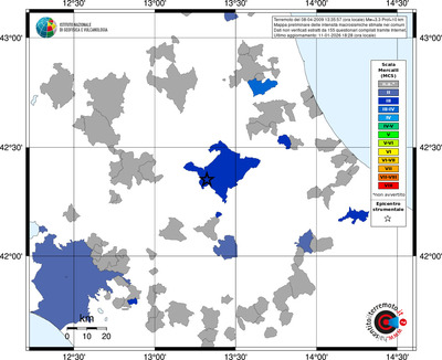 Mappa MCS - territori comuni