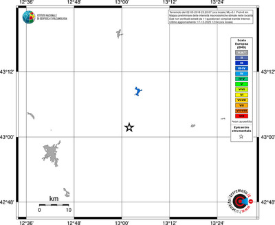 Mappa EMS - territori località