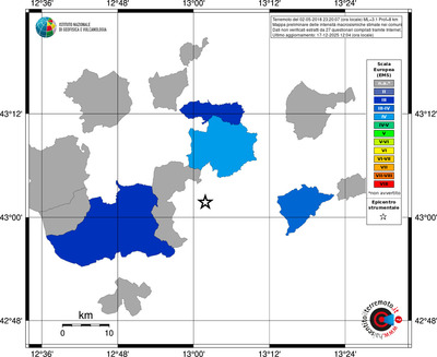 Mappa EMS - territori comuni