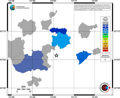 Mappa MCS - territori comuni
