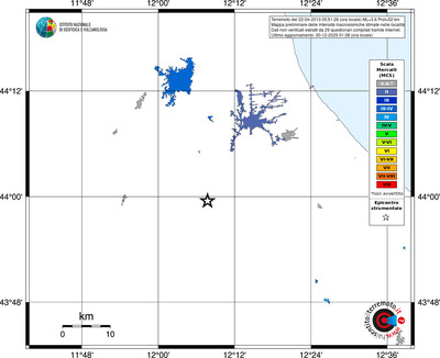 Mappa MCS - territori località