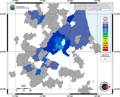Mappa MCS - territori comuni