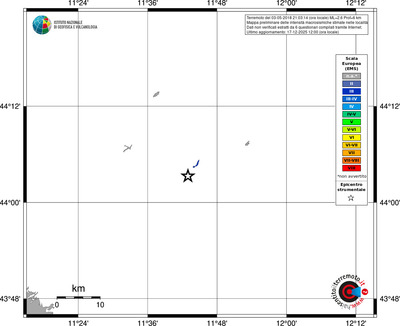 Mappa EMS - territori località