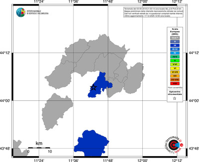 Mappa EMS - territori comuni