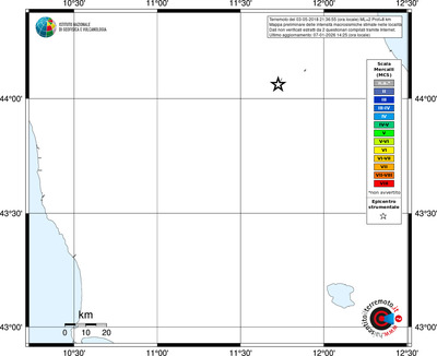 Mappa MCS - territori località