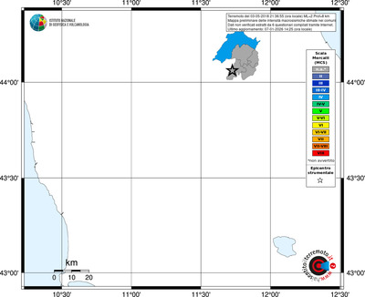 Mappa MCS - territori comuni