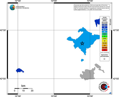 Mappa EMS - territori comuni