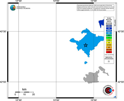 Mappa MCS - territori comuni