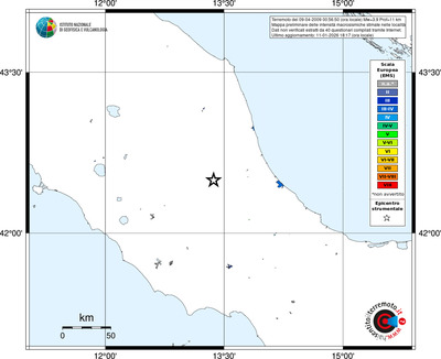 Mappa EMS - territori località