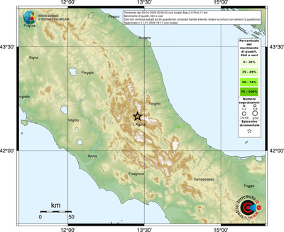 Mappa comuni con almeno 3 questionari