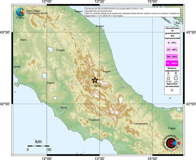 Mappa comuni con almeno 3 questionari