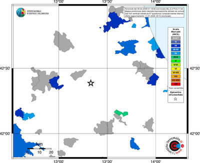 Mappa MCS - territori comuni
