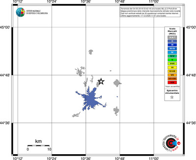 Mappa MCS - territori località