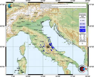 Mappa comuni con almeno 3 questionari