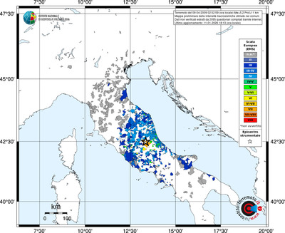Mappa EMS - territori comuni