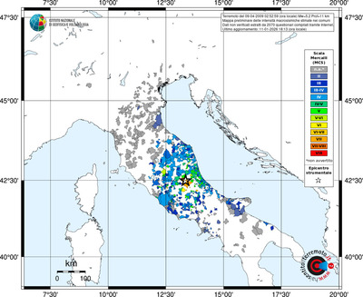 Mappa MCS - territori comuni