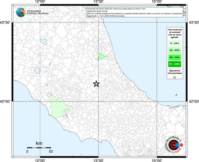 Mappa territorio comunale con almeno 3 questionari