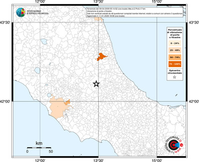 Mappa territorio comunale con almeno 3 questionari