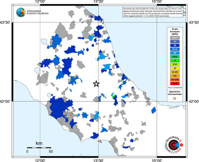 Mappa EMS - territori comuni