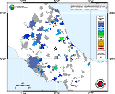 Mappa MCS - territori comuni