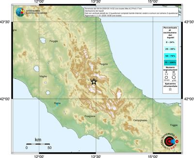 Mappa comuni con almeno 3 questionari
