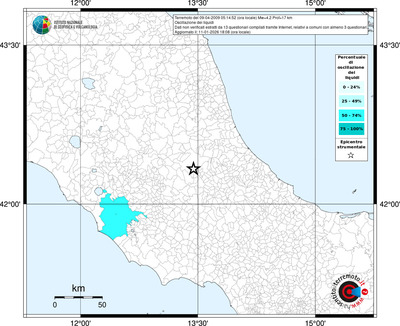Mappa territorio comunale con almeno 3 questionari