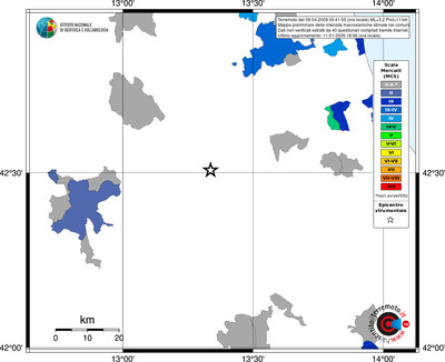 Mappa MCS - territori comuni