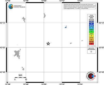 Mappa EMS - territori località